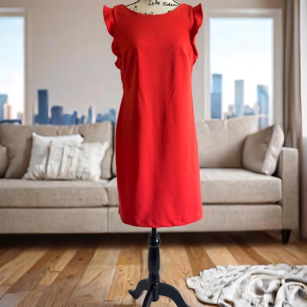 Calvin Klein Vibrant Red Dress
